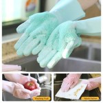 Silicone Dish-Washing Hand Gloves (1 pair)