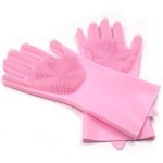 Silicone Dish-Washing Hand Gloves (1 pair)